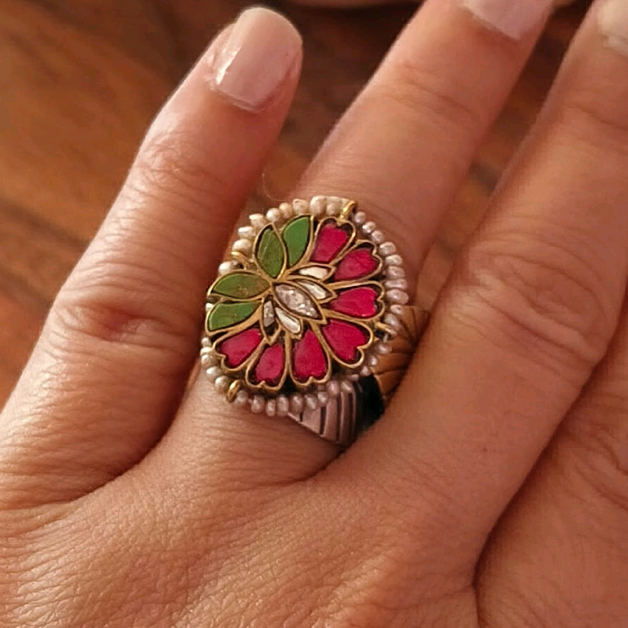 Gharana Lotus Ring